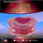 CANDYs Heart Cake 3- LOVE cake 3