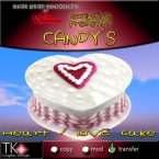 CANDYs Heart Cake - LOVE cake